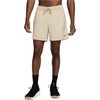 Nike Men’s Form Dri-FIT 5″ Workout Shorts; Unlined Training Shorts(Desert Khaki/Black)