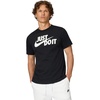 Nike Men’s Just Do It Sportswear T-Shirt(Black/White)