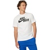 Nike Men’s Just Do It Sportswear T-Shirt(White/Black)