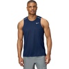 Nike Men’s Miler Dri-Fit Running Tank(Midnight Navy/Reflective Silver)