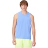 Nike Men’s Miler Dri-Fit Running Tank(Royal Pulse/Reflective Silver)