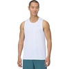 Nike Men’s Miler Dri-Fit Running Tank(White/Reflective Silver)