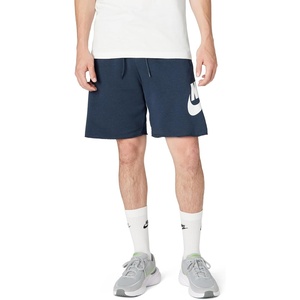 Nike Men’s Club French Terry Alumni Shorts(Obsidian/Obsidian/White)