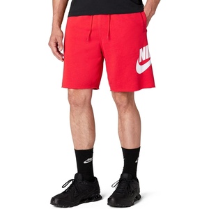 Nike Men’s Club French Terry Alumni Shorts(University Red/University Red/White)