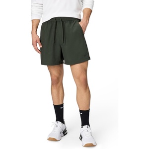 Nike Men’s Form Dri-FIT 5″ Workout Shorts; Unlined Training Shorts(Sequoia/Black)