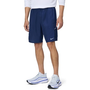 Nike Men’s Miler Dri-FIT 9″ Brief-Lined Running Shorts(Midnight Navy/Reflective Silver)