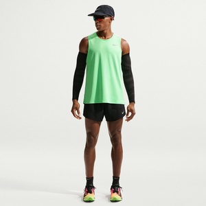 Nike Men’s Miler Dri-Fit Running Tank(Illusion Green/Reflective Silver)