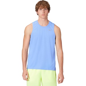 Nike Men’s Miler Dri-Fit Running Tank(Royal Pulse/Reflective Silver)