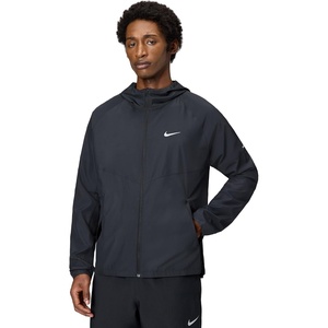 Nike Men’s Miler Repel Running Jacket(Black/Black/Reflective Silver)