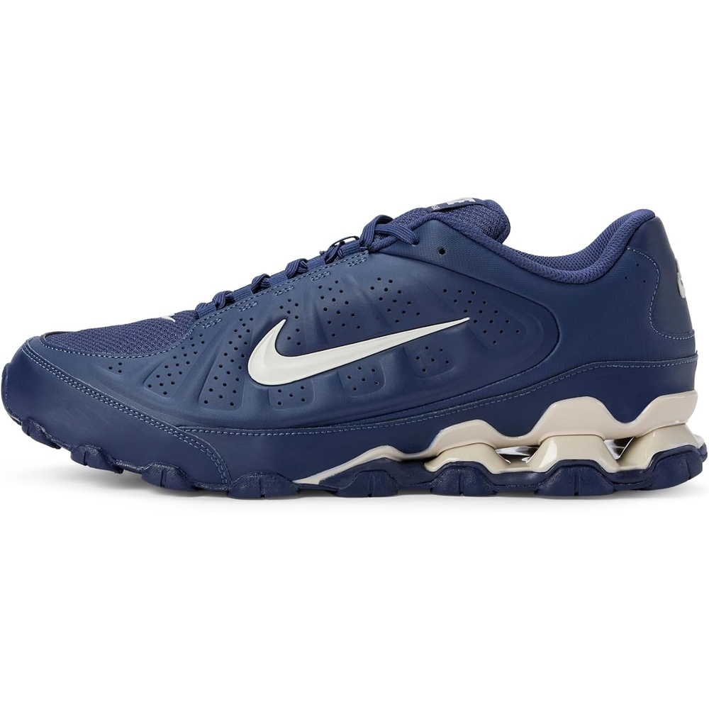 image:imageNike Mens Reax 8 SL Lifestyle ShoesMidnight NavyLight Orewood Brnblack
