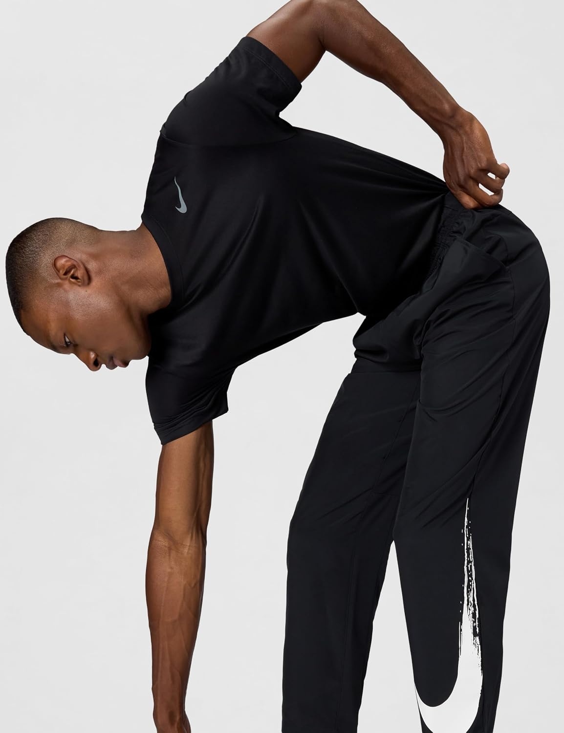 image:imageNike Mens DriFIT Form PantBlackWhite