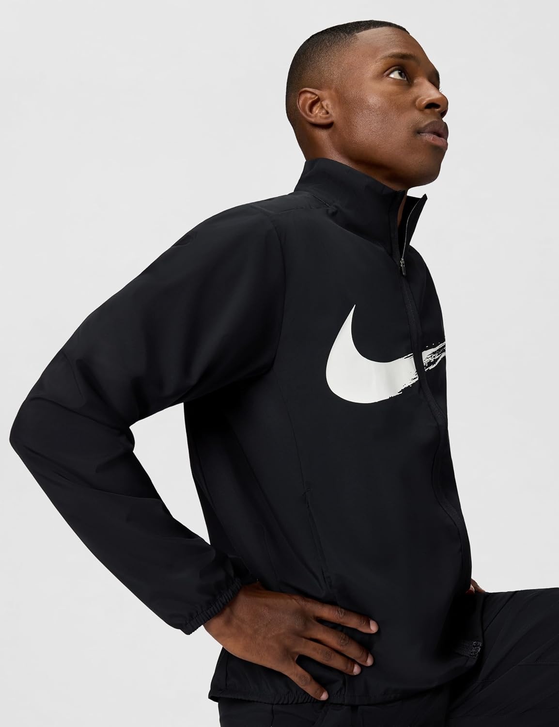 image:imageNike Mens Drifit Form JacketBlackWhite