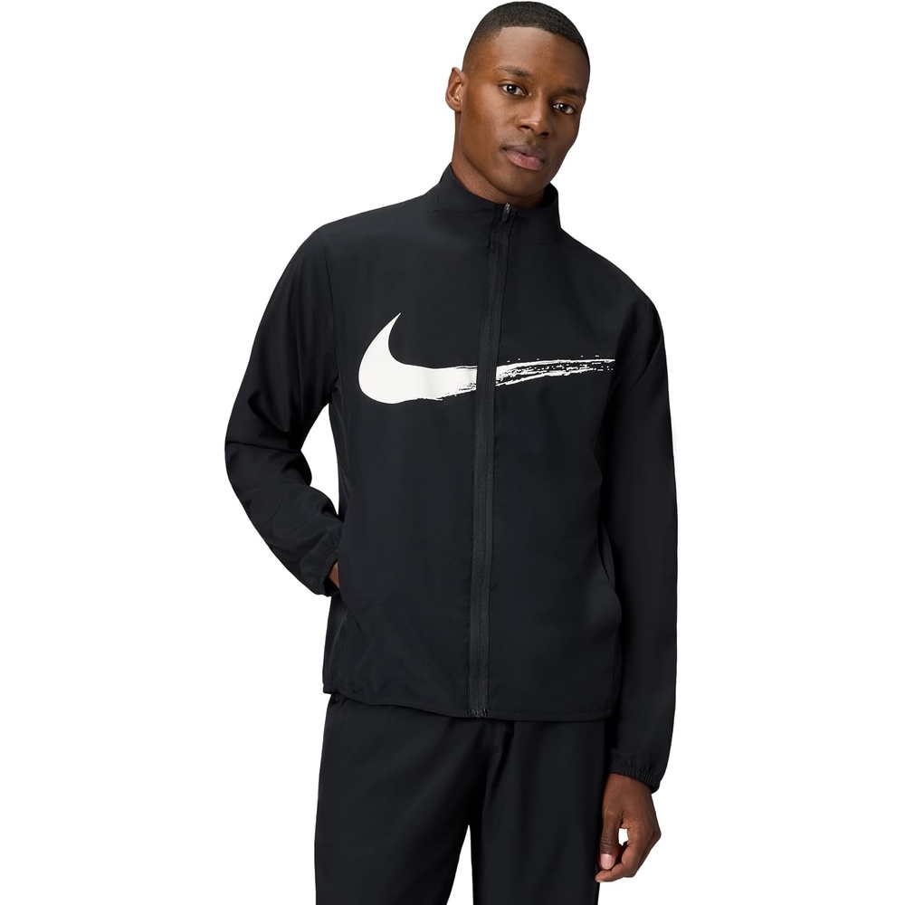 image:imageNike Mens Drifit Form JacketBlackWhite