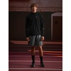 Nike Men’s Miler Dri-fit Uv Long-Sleeve Half Zip Running Top(Black/Reflective Silver)