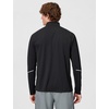 Nike Men’s Miler Dri-fit Uv Long-Sleeve Half Zip Running Top(Black/Reflective Silver)