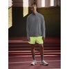 Nike Men’s Miler Dri-fit Uv Long-Sleeve Half Zip Running Top(Smoke Grey/Reflective Silver)