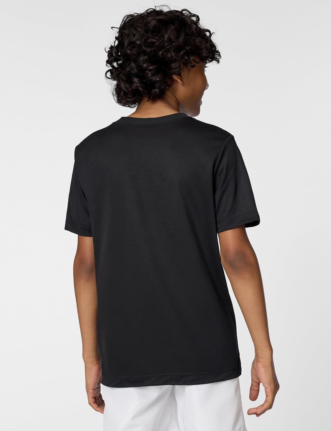 image:imageNike Big Kids Legend DriFIT TShirt Large Swoosh Logo Boys and GirlsBlack
