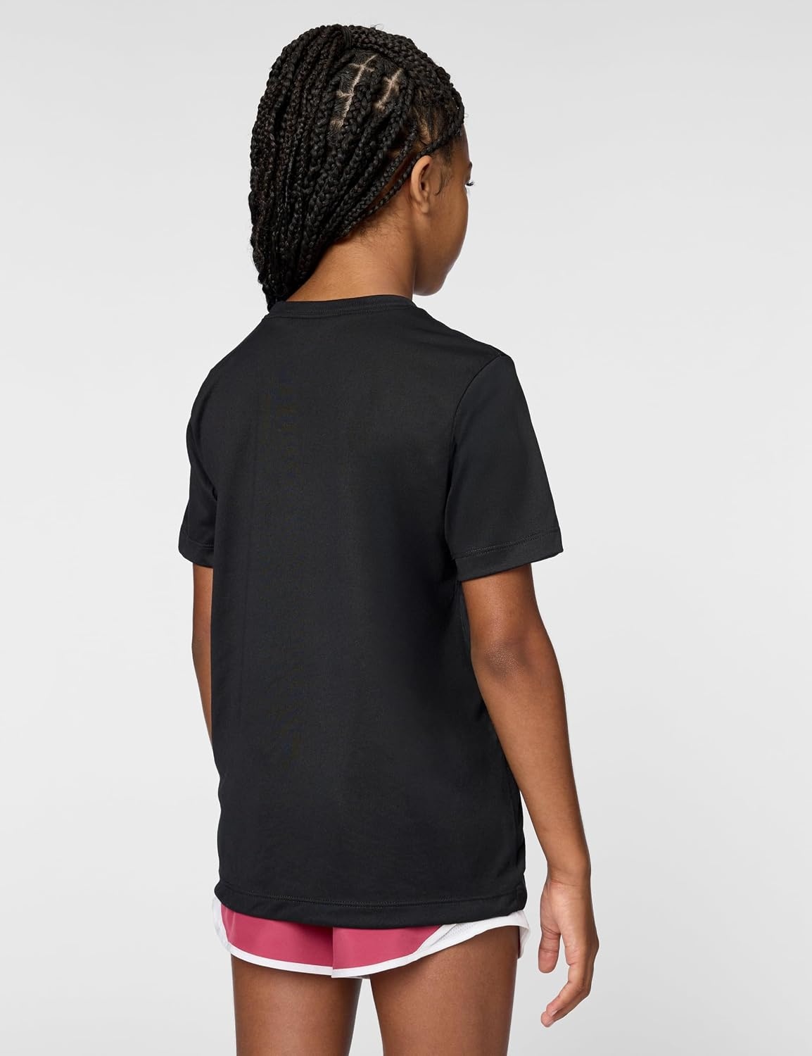 image:imageNike Big Kids Legend DriFIT TShirt Large Swoosh Logo Boys and GirlsBlack