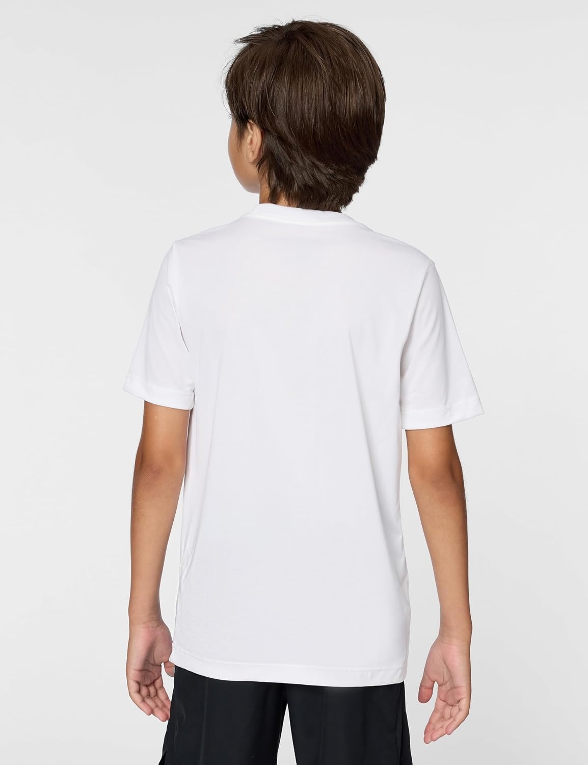 image:imageNike Big Kids Legend DriFIT TShirt Large Swoosh Logo Boys and GirlsWhite