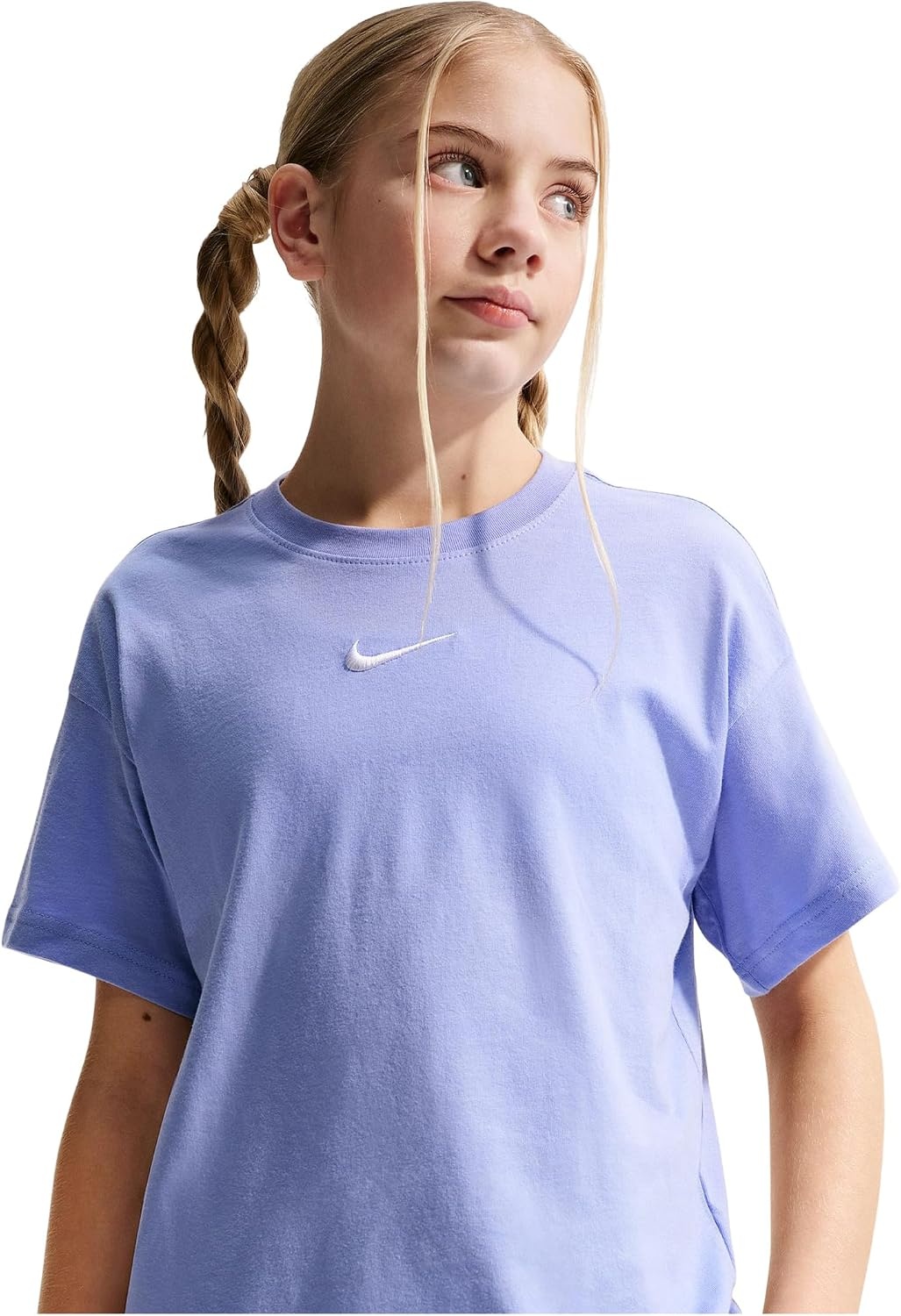 image:imageNike Girls Sportswear Essential Boyfriend TShirtLight Thistle