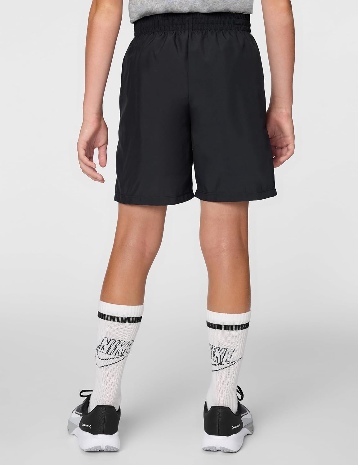 image:imageNike Unisex Big Kids Multi DriFIT Training Shorts Boys and GirlsBlackWhite