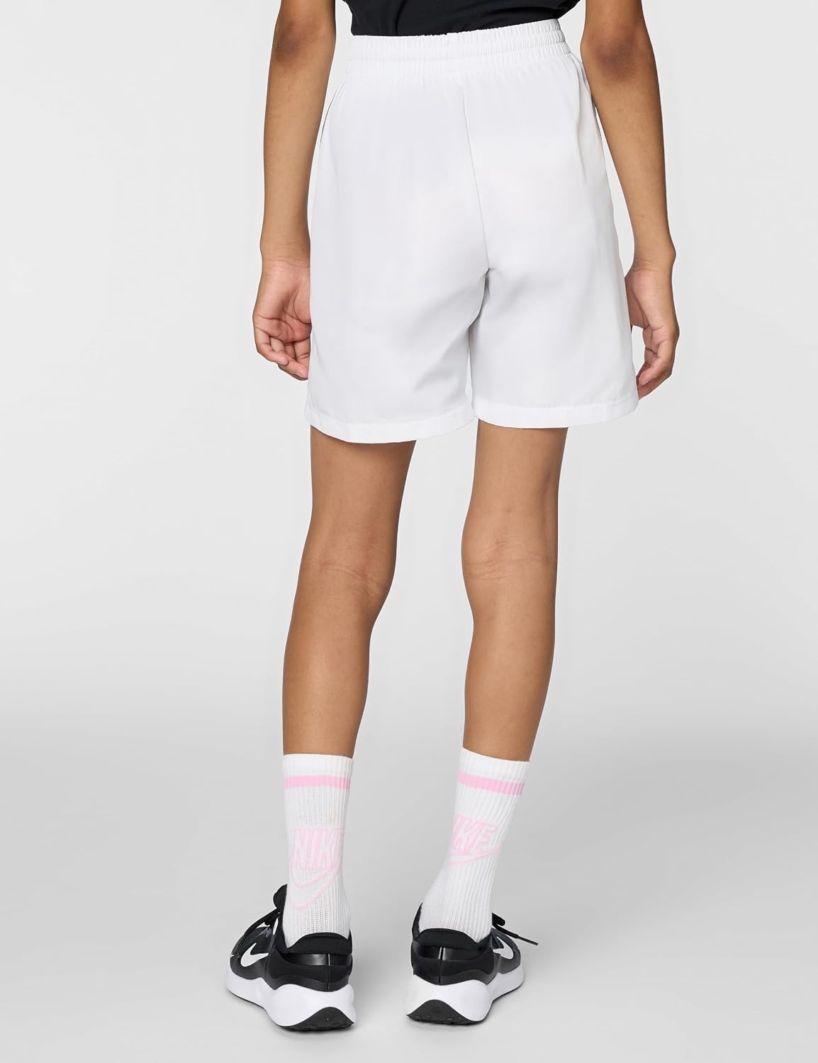 image:imageNike Unisex Big Kids Multi DriFIT Training Shorts Boys and GirlsWhiteWhiteBlack