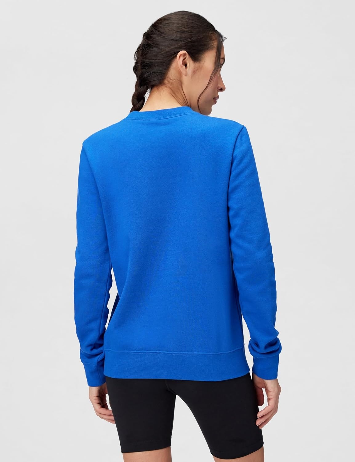 image:imageNike Womens Sportswear Club Fleece CrewNeck SweatshirtGame RoyalWhite