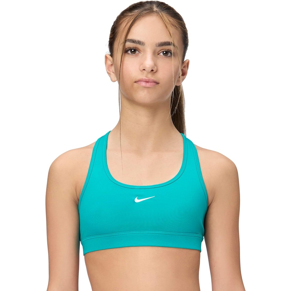 image:imageNike Girls Swoosh Sports BraEnergyWhite