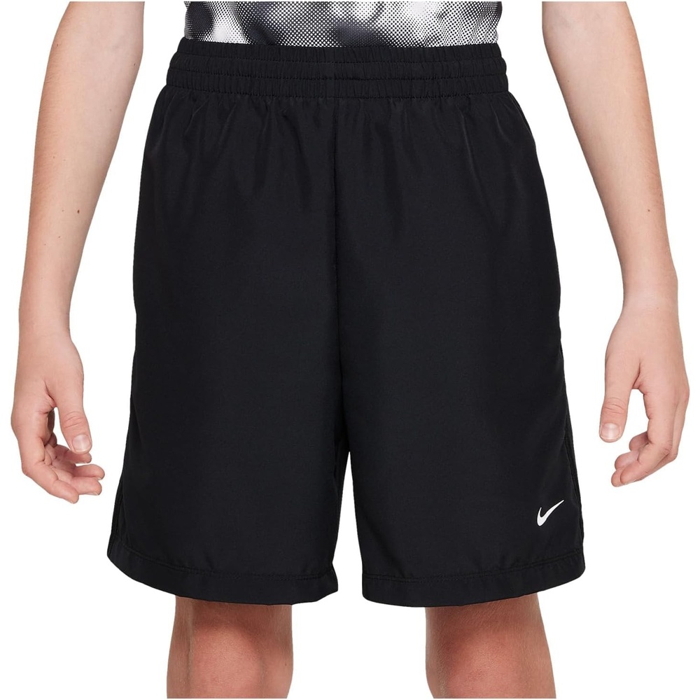 image:imageNike Unisex Big Kids Multi DriFIT Training Shorts Boys and GirlsBlackWhite