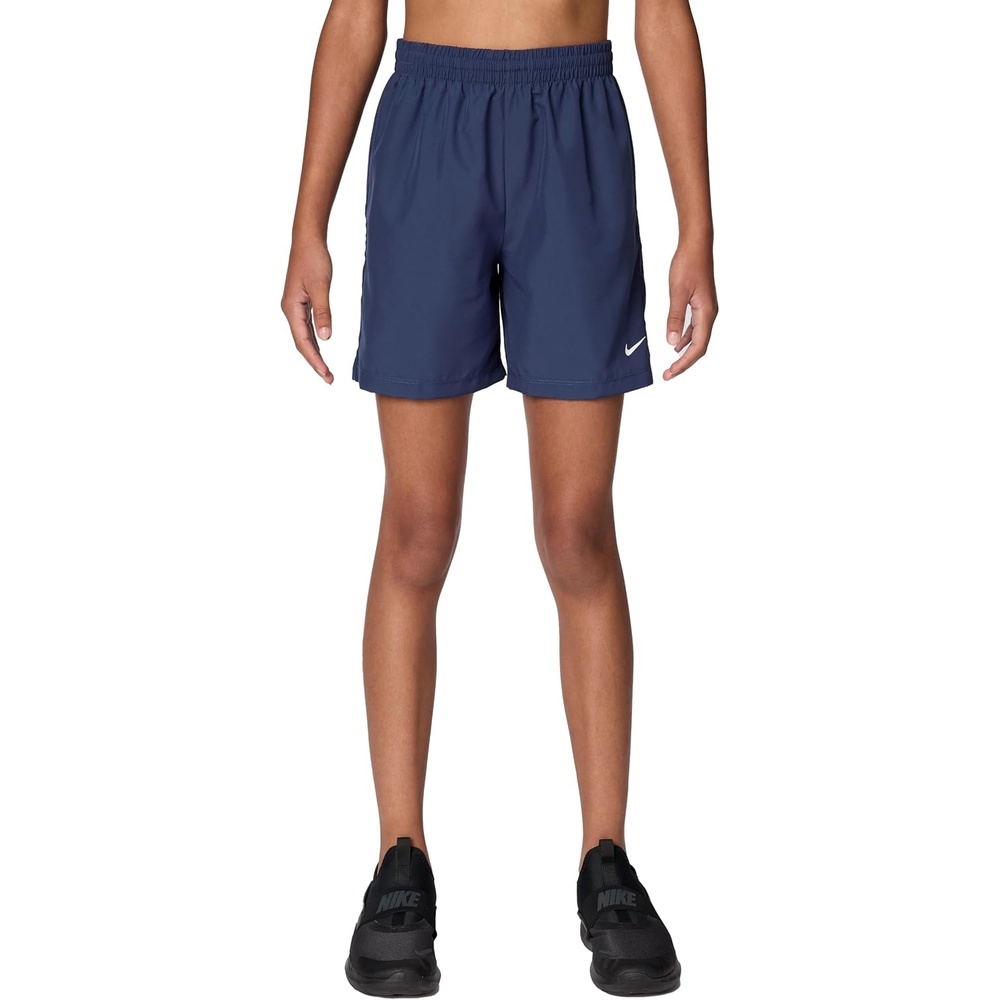 image:imageNike Unisex Big Kids Multi DriFIT Training Shorts Boys and GirlsMidnight NavyWhite