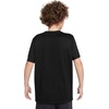 Nike Big Kids’ Legend Dri-FIT T-Shirt (Large Swoosh Logo) – Boys and Girls(Black)