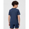 Nike Big Kids’ Legend Dri-FIT T-Shirt (Large Swoosh Logo) – Boys and Girls(Midnight Navy)