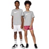 Nike Big Kids’ Legend Dri-FIT T-Shirt (Large Swoosh Logo) – Boys and Girls(Tumbled Grey/Flat Silver/Heather)