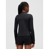 Nike Girls’ Dri-FIT Long-Sleeve 1/4-Zip Top(Black/White)