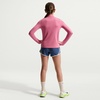 Nike Girls’ Dri-FIT Long-Sleeve 1/4-Zip Top(Peony/White)
