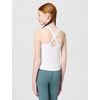 Nike Girls’ One Fitted Dri-FIT Tank Tops(White/Black)