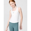Nike Girls’ One Fitted Dri-FIT Tank Tops(White/Black)