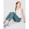 Nike Girls’ One Fitted Dri-FIT Tank Tops(White/Black)