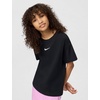 Nike Girls’ Sportswear Essential Boyfriend T-Shirt(Black)