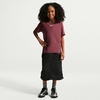 Nike Girls’ Sportswear Essential Boyfriend T-Shirt(Pink Smoke)