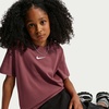 Nike Girls’ Sportswear Essential Boyfriend T-Shirt(Pink Smoke)