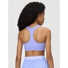 Nike Girls’ Swoosh Sports Bra(Light Thistle/White)