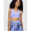 Nike Girls’ Swoosh Sports Bra(Light Thistle/White)
