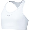Nike Girls’ Swoosh Sports Bra(White/Pure Platinum)