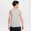 Nike Kids Tank Top (Little Kid/Big Kid)(Dark Grey Heather/Black)