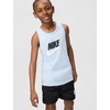 Nike Kids Tank Top (Little Kid/Big Kid)(Hydrogen Blue/Black)