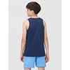 Nike Kids Tank Top (Little Kid/Big Kid)(Midnight Navy/White)