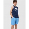 Nike Kids Tank Top (Little Kid/Big Kid)(Midnight Navy/White)