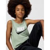 Nike Kids Tank Top (Little Kid/Big Kid)(Spruce Fog/Black)