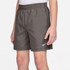 Nike Unisex Big Kids’ Multi Dri-FIT Training Shorts – Boys and Girls(Cave Stone/White)